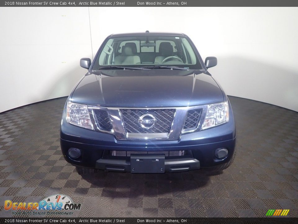 2018 Nissan Frontier SV Crew Cab 4x4 Arctic Blue Metallic / Steel Photo #5