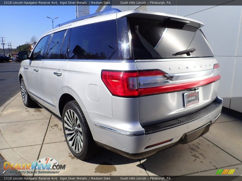 2018 Lincoln Navigator Reserve 4x4 Ingot Silver Metallic / Medium Slate Photo #3