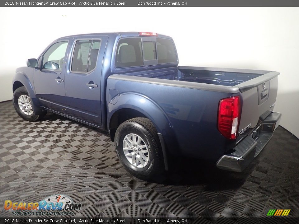 2018 Nissan Frontier SV Crew Cab 4x4 Arctic Blue Metallic / Steel Photo #12