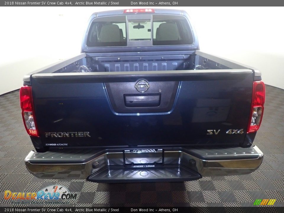 2018 Nissan Frontier SV Crew Cab 4x4 Arctic Blue Metallic / Steel Photo #13