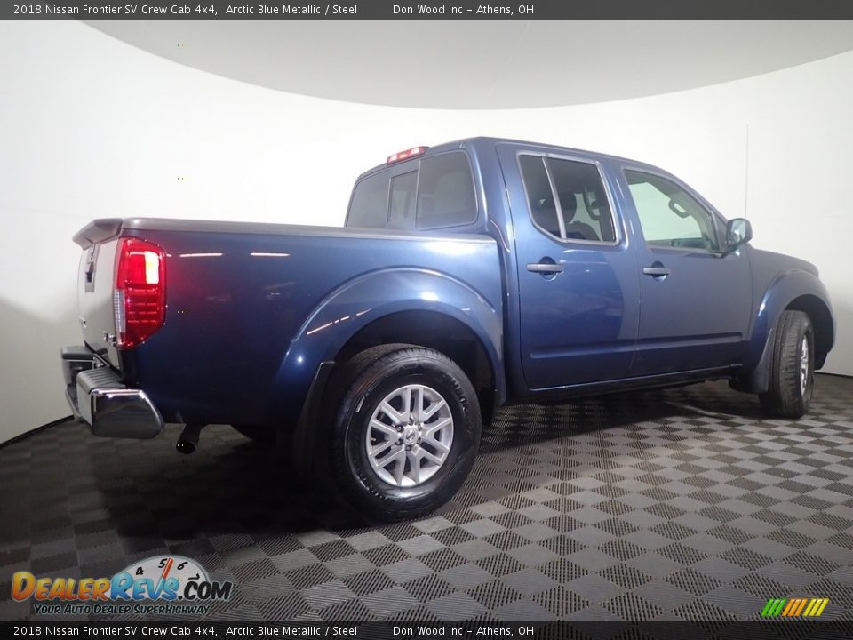 2018 Nissan Frontier SV Crew Cab 4x4 Arctic Blue Metallic / Steel Photo #15