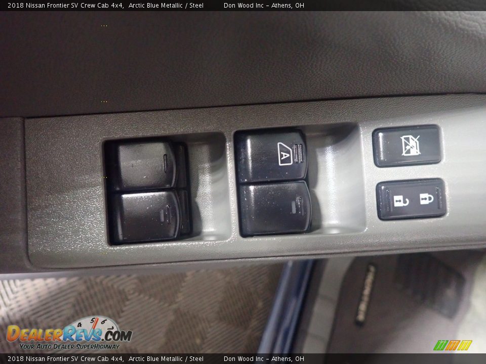 2018 Nissan Frontier SV Crew Cab 4x4 Arctic Blue Metallic / Steel Photo #20
