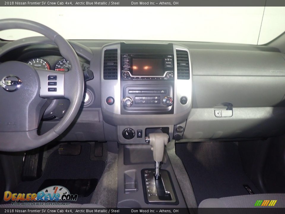2018 Nissan Frontier SV Crew Cab 4x4 Arctic Blue Metallic / Steel Photo #24