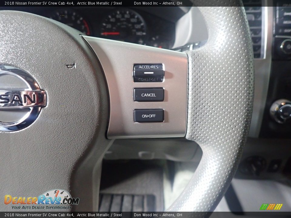 2018 Nissan Frontier SV Crew Cab 4x4 Arctic Blue Metallic / Steel Photo #29