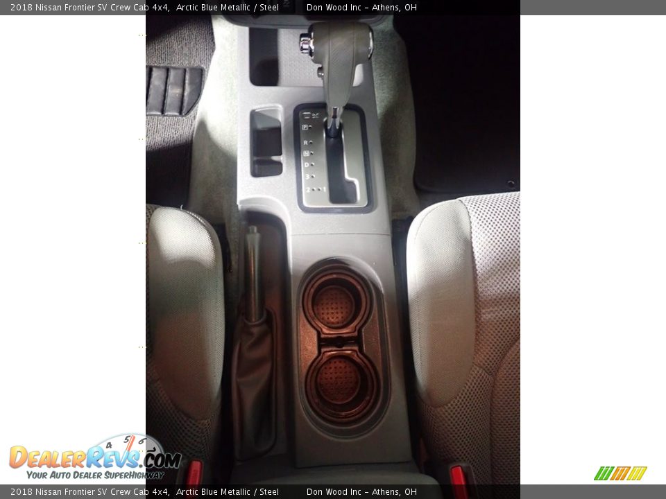 2018 Nissan Frontier SV Crew Cab 4x4 Arctic Blue Metallic / Steel Photo #32