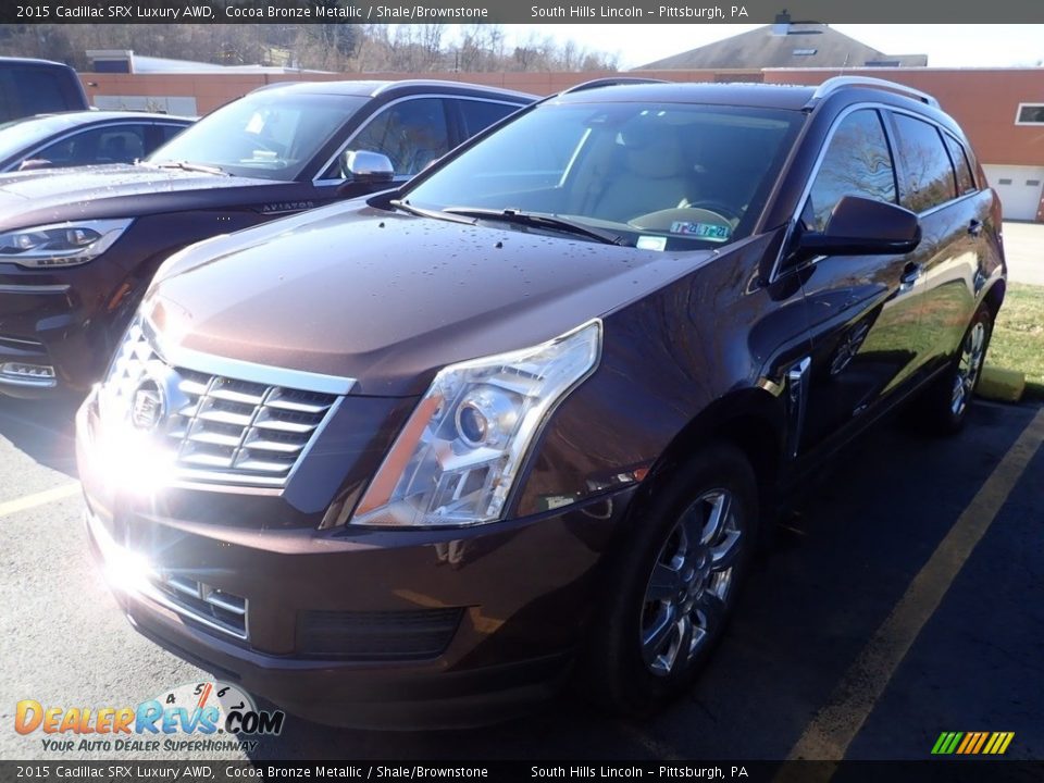 2015 Cadillac SRX Luxury AWD Cocoa Bronze Metallic / Shale/Brownstone Photo #1