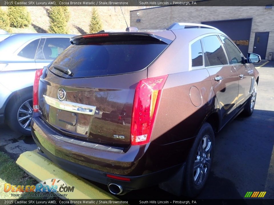 2015 Cadillac SRX Luxury AWD Cocoa Bronze Metallic / Shale/Brownstone Photo #3