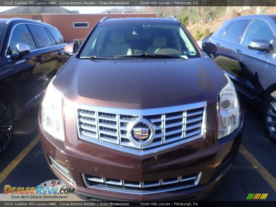 2015 Cadillac SRX Luxury AWD Cocoa Bronze Metallic / Shale/Brownstone Photo #5