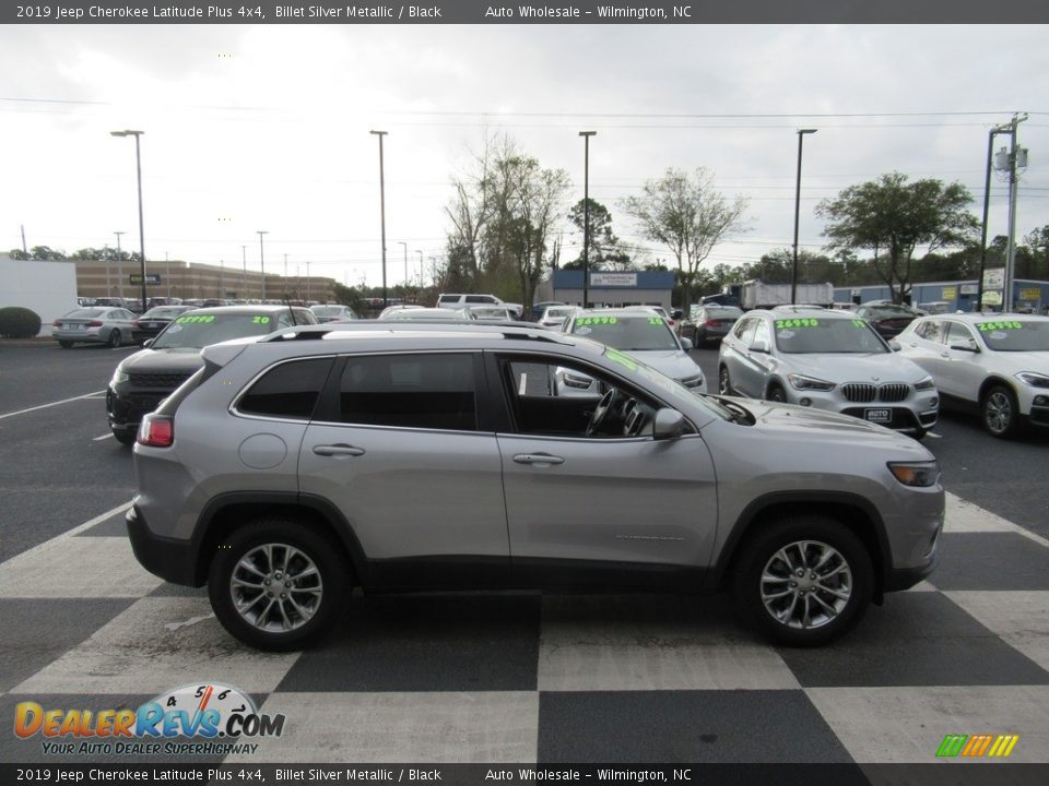 2019 Jeep Cherokee Latitude Plus 4x4 Billet Silver Metallic / Black Photo #3