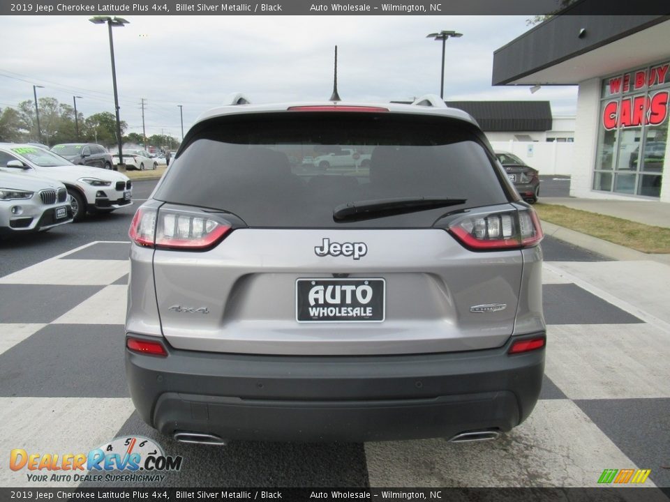 2019 Jeep Cherokee Latitude Plus 4x4 Billet Silver Metallic / Black Photo #4