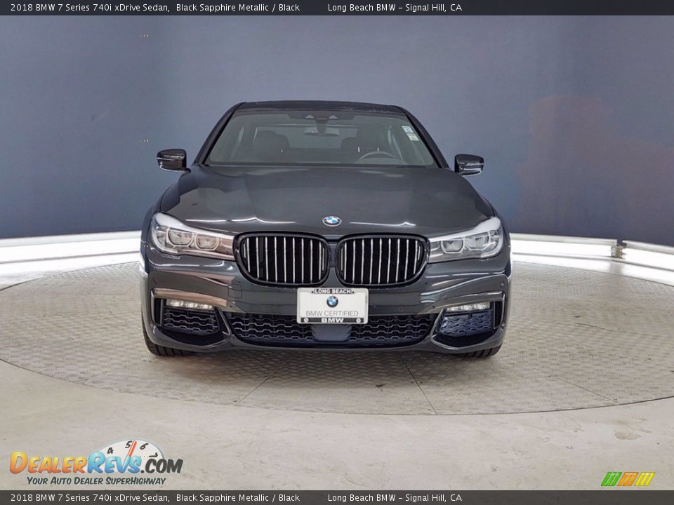 2018 BMW 7 Series 740i xDrive Sedan Black Sapphire Metallic / Black Photo #2