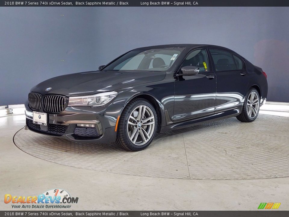 2018 BMW 7 Series 740i xDrive Sedan Black Sapphire Metallic / Black Photo #3