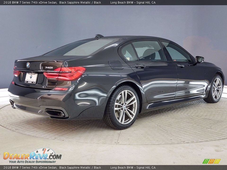 2018 BMW 7 Series 740i xDrive Sedan Black Sapphire Metallic / Black Photo #5