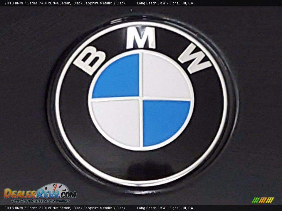 2018 BMW 7 Series 740i xDrive Sedan Black Sapphire Metallic / Black Photo #8