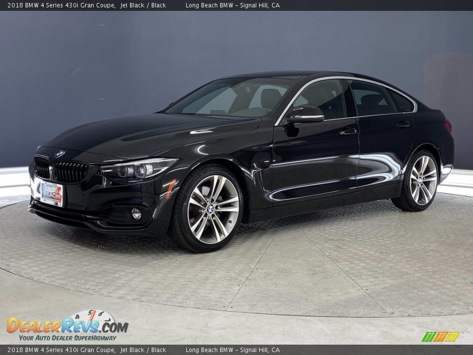 2018 BMW 4 Series 430i Gran Coupe Jet Black / Black Photo #3