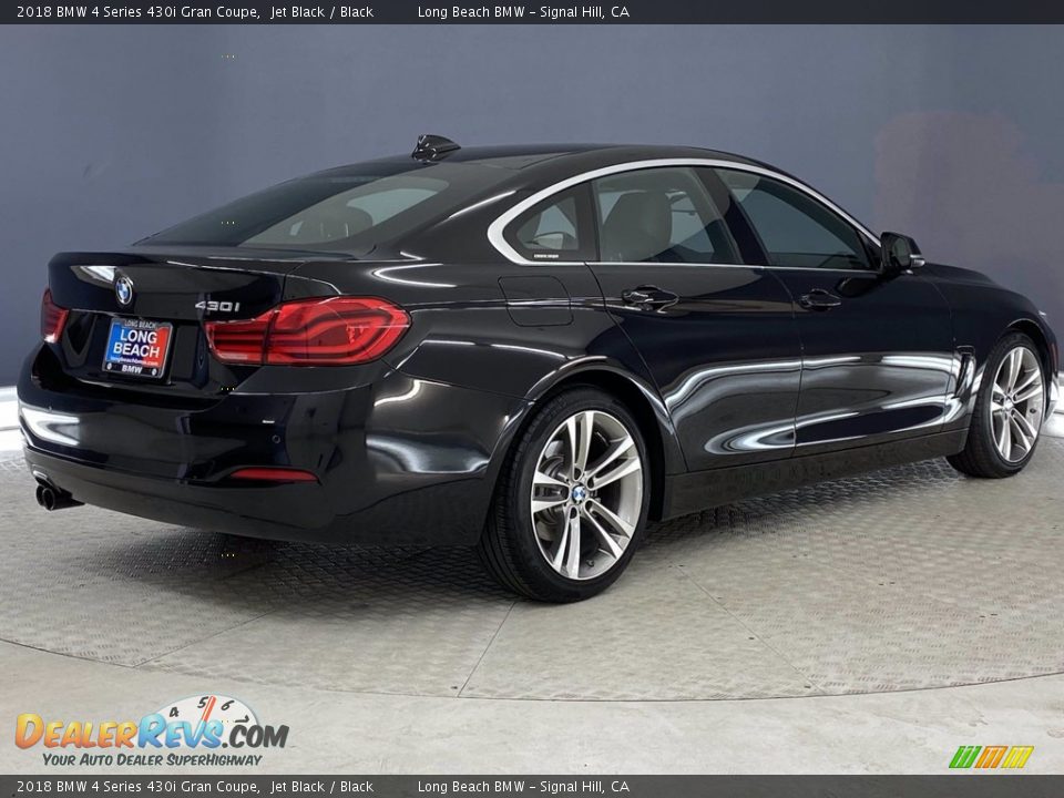 2018 BMW 4 Series 430i Gran Coupe Jet Black / Black Photo #5