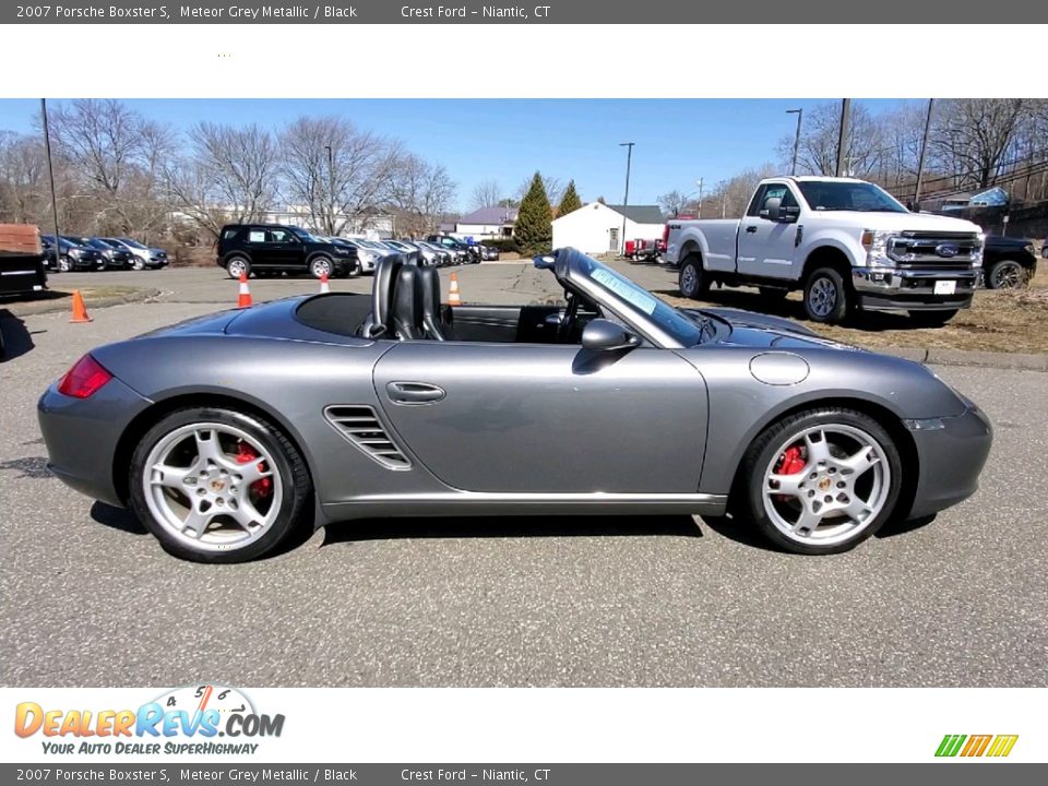 2007 Porsche Boxster S Meteor Grey Metallic / Black Photo #8