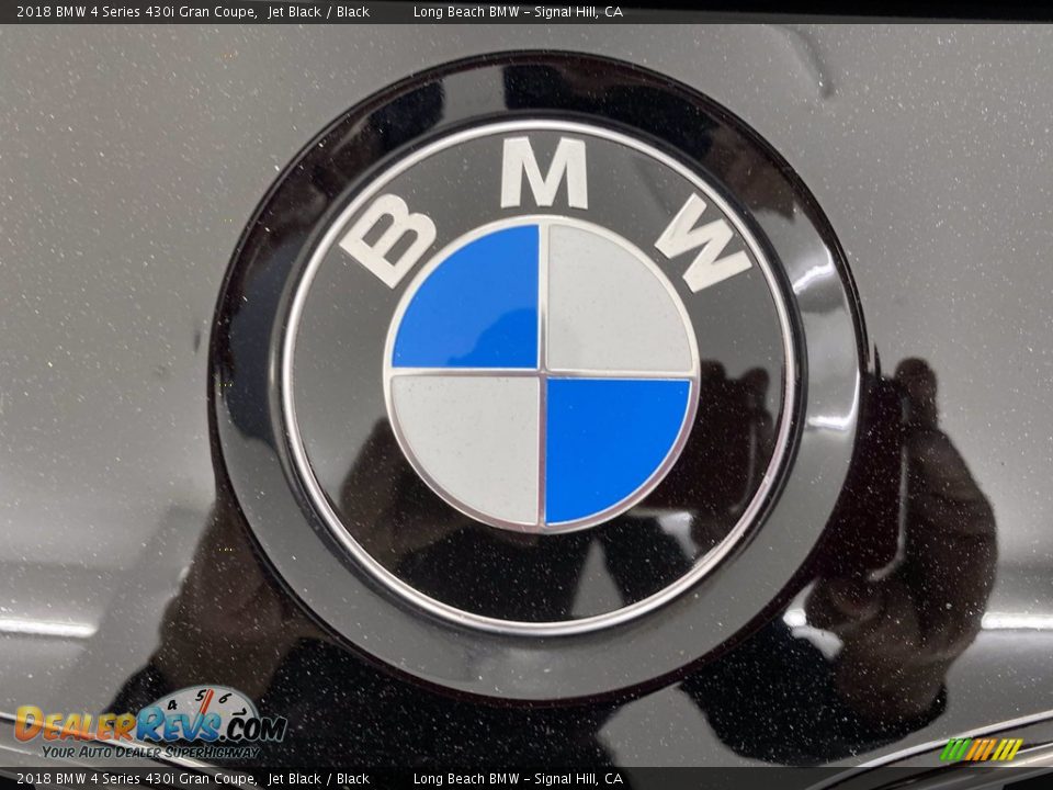 2018 BMW 4 Series 430i Gran Coupe Jet Black / Black Photo #8