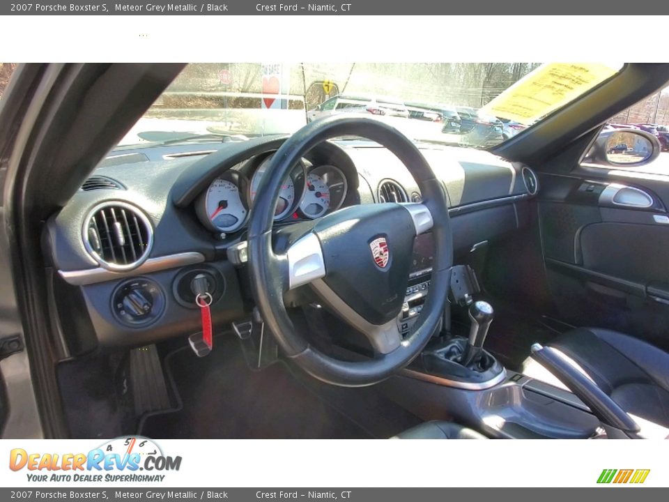 2007 Porsche Boxster S Meteor Grey Metallic / Black Photo #10