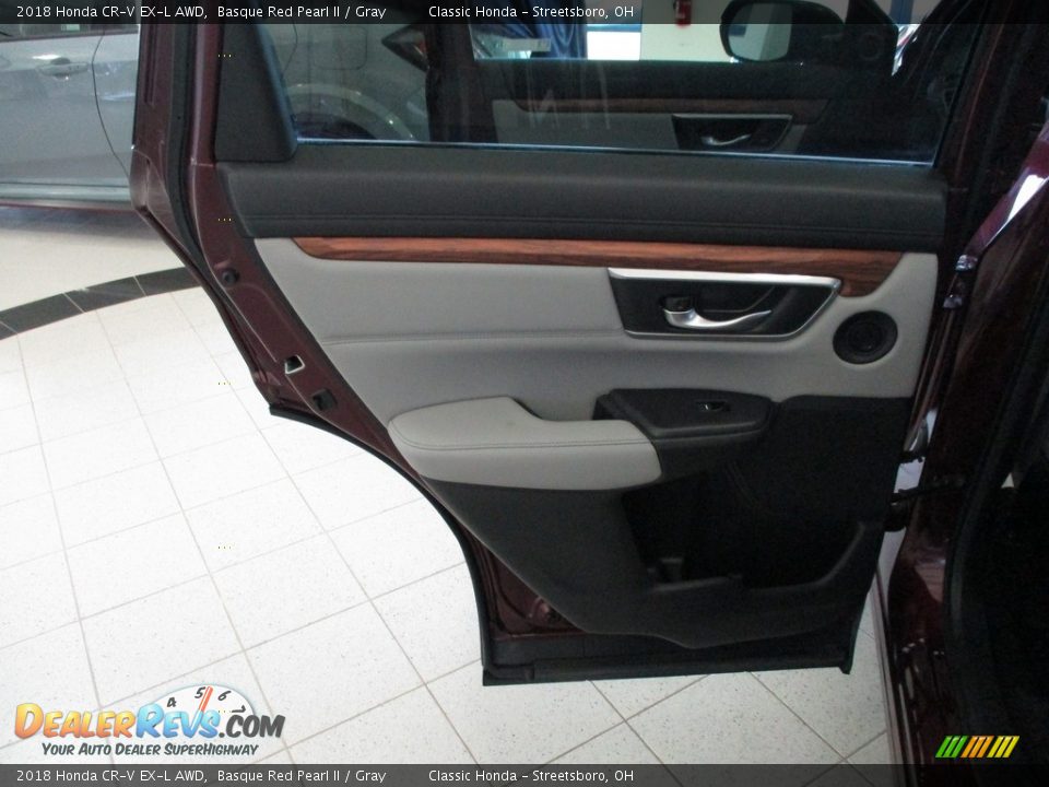 2018 Honda CR-V EX-L AWD Basque Red Pearl II / Gray Photo #23