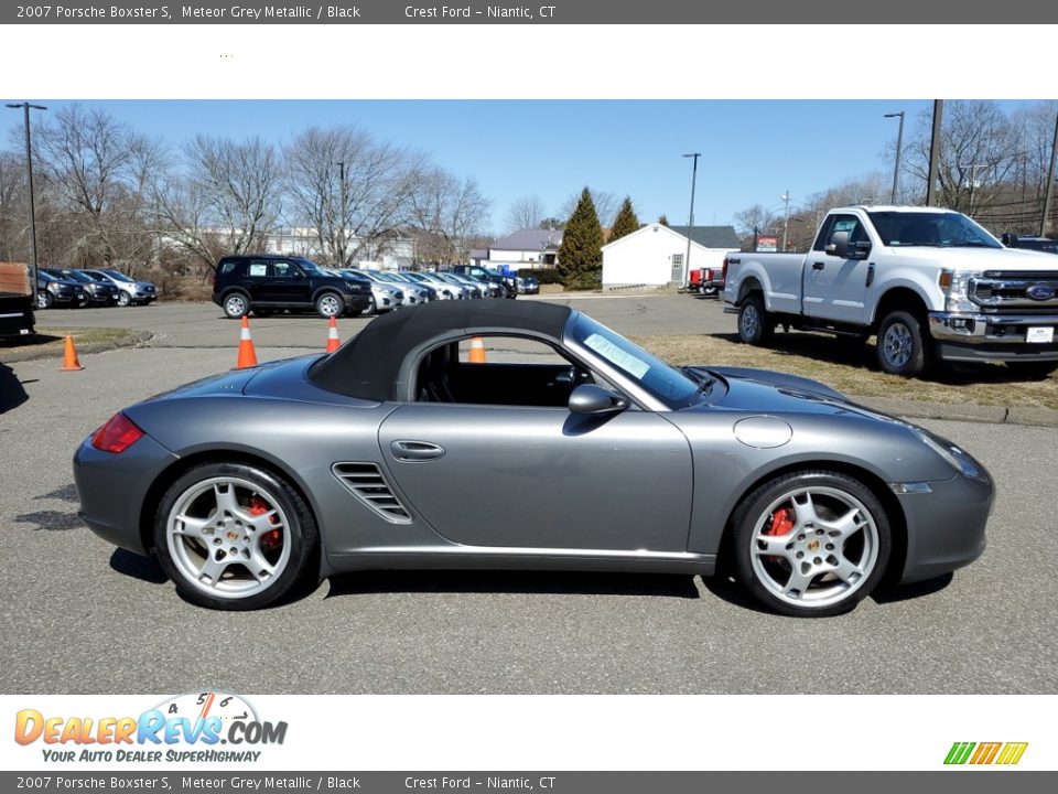 2007 Porsche Boxster S Meteor Grey Metallic / Black Photo #23
