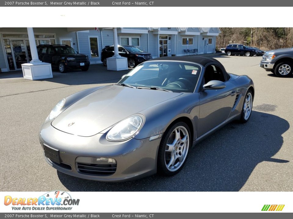 2007 Porsche Boxster S Meteor Grey Metallic / Black Photo #24