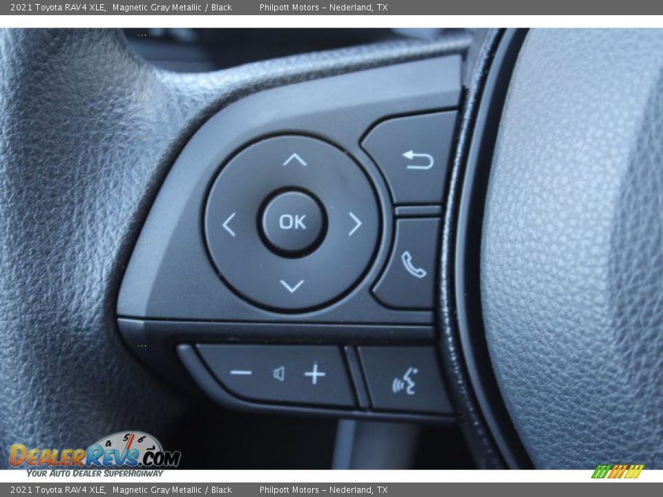 2021 Toyota RAV4 XLE Magnetic Gray Metallic / Black Photo #10