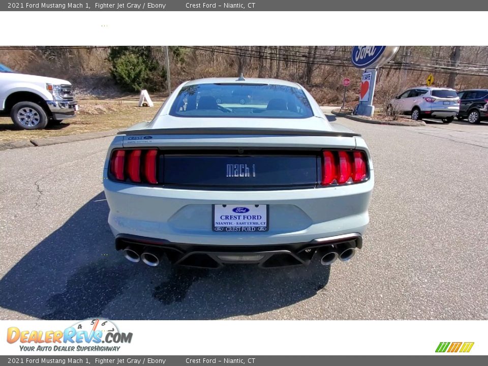 2021 Ford Mustang Mach 1 Fighter Jet Gray / Ebony Photo #6