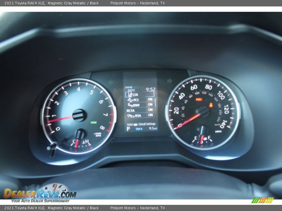 2021 Toyota RAV4 XLE Magnetic Gray Metallic / Black Photo #12