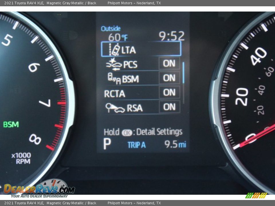 2021 Toyota RAV4 XLE Magnetic Gray Metallic / Black Photo #13