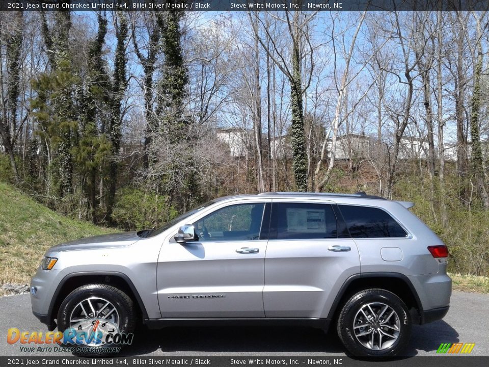 2021 Jeep Grand Cherokee Limited 4x4 Billet Silver Metallic / Black Photo #1