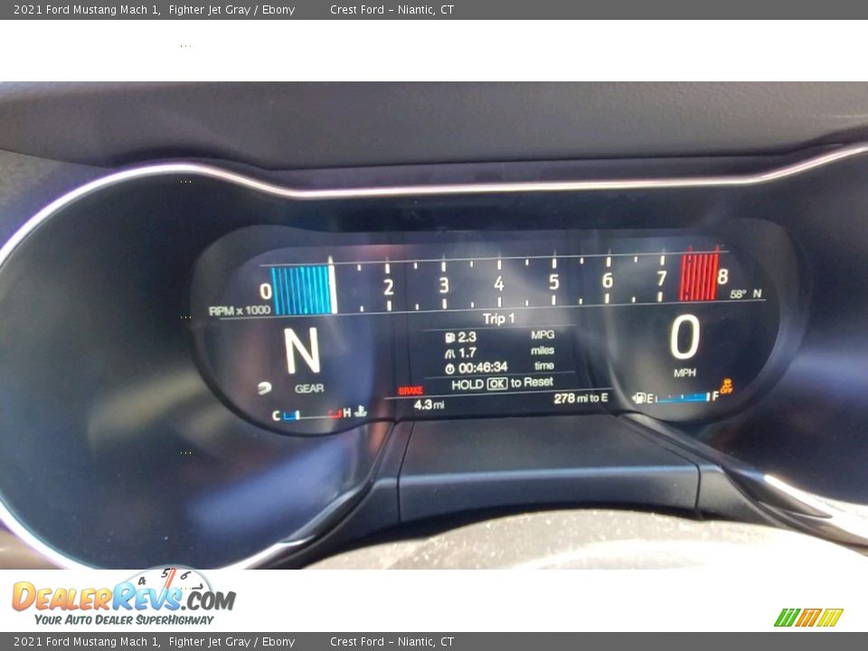 2021 Ford Mustang Mach 1 Gauges Photo #13