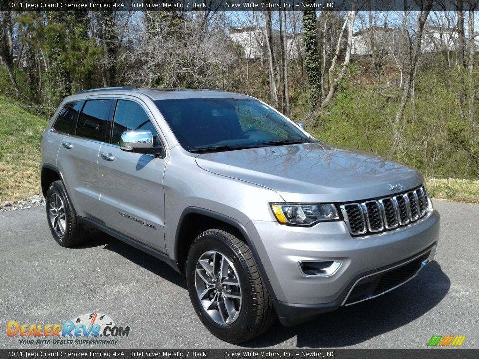 2021 Jeep Grand Cherokee Limited 4x4 Billet Silver Metallic / Black Photo #4