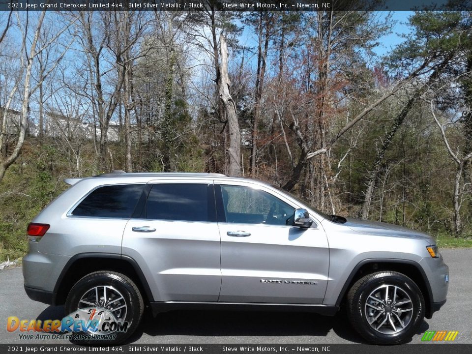 2021 Jeep Grand Cherokee Limited 4x4 Billet Silver Metallic / Black Photo #5