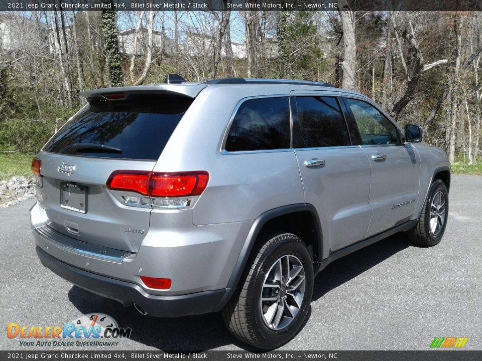 2021 Jeep Grand Cherokee Limited 4x4 Billet Silver Metallic / Black Photo #6