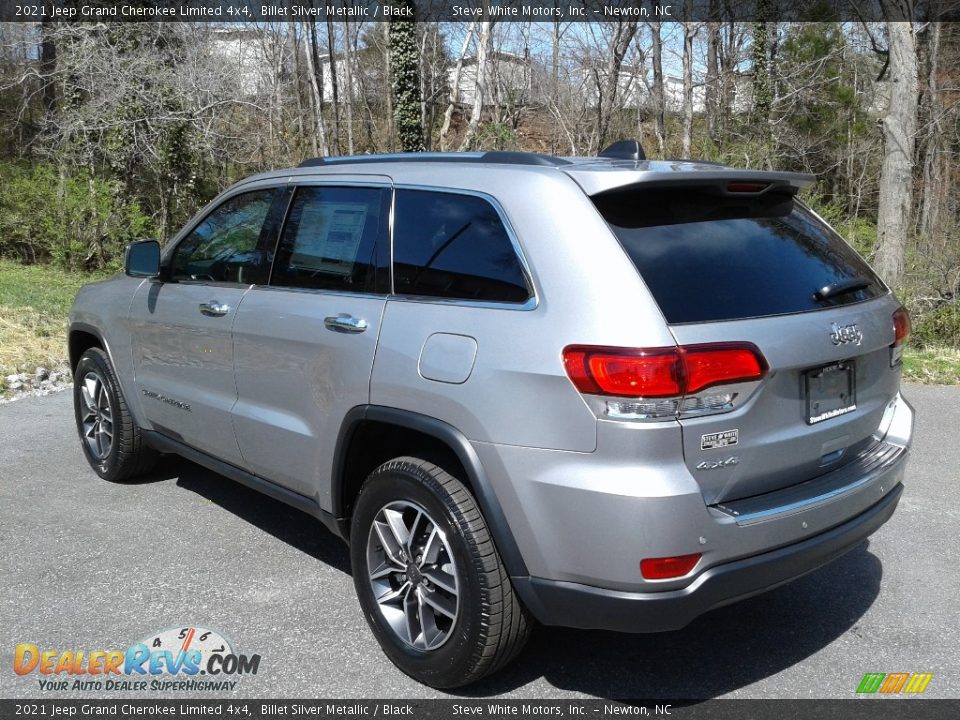 2021 Jeep Grand Cherokee Limited 4x4 Billet Silver Metallic / Black Photo #8