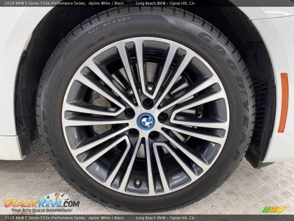 2018 BMW 5 Series 530e iPerfomance Sedan Alpine White / Black Photo #6