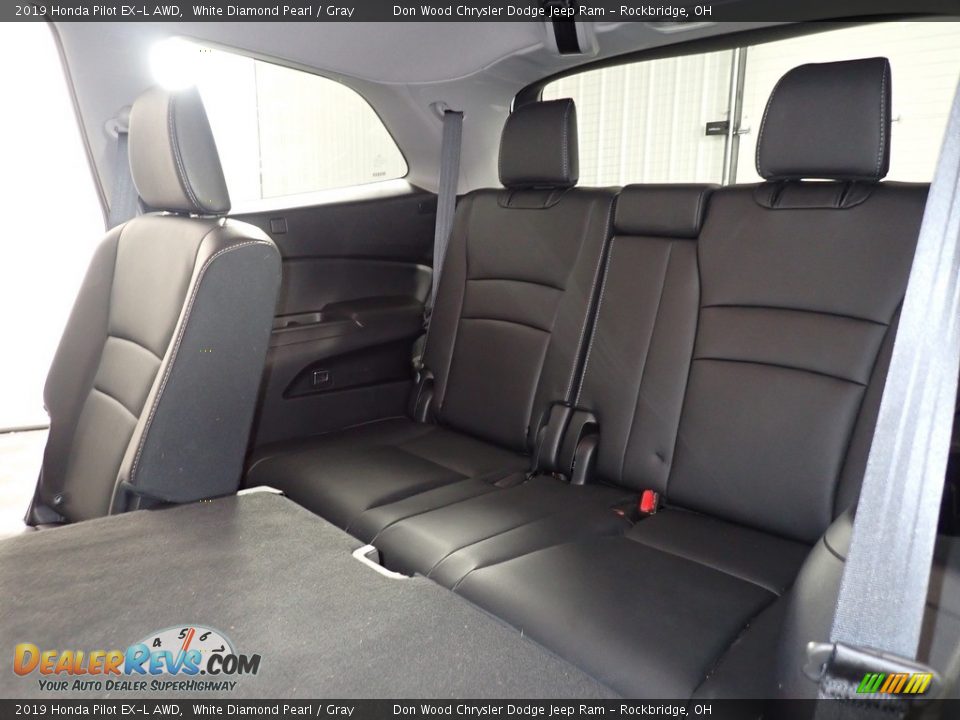 2019 Honda Pilot EX-L AWD White Diamond Pearl / Gray Photo #15