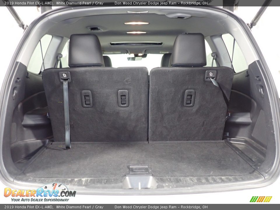 2019 Honda Pilot EX-L AWD White Diamond Pearl / Gray Photo #16