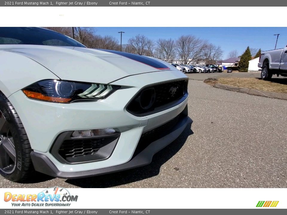 2021 Ford Mustang Mach 1 Fighter Jet Gray / Ebony Photo #27