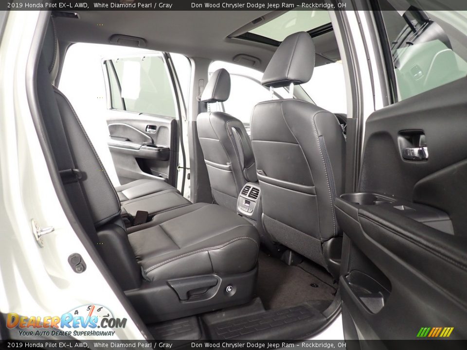 2019 Honda Pilot EX-L AWD White Diamond Pearl / Gray Photo #27