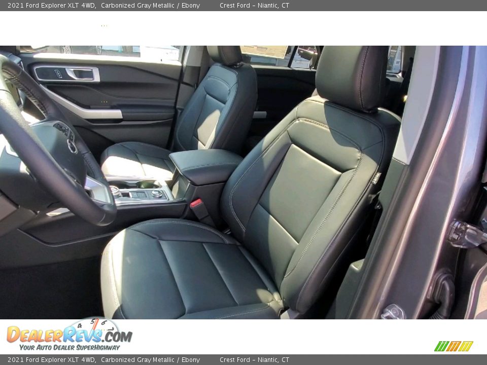 2021 Ford Explorer XLT 4WD Carbonized Gray Metallic / Ebony Photo #11