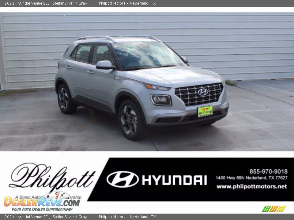 2021 Hyundai Venue SEL Stellar Silver / Gray Photo #1
