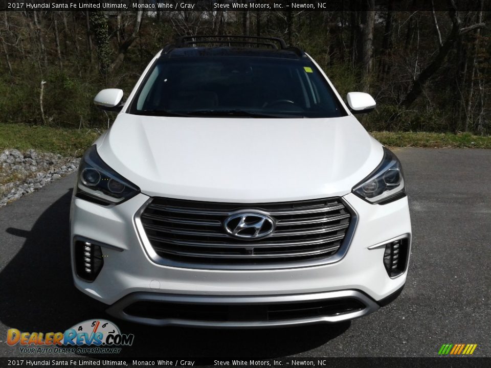 2017 Hyundai Santa Fe Limited Ultimate Monaco White / Gray Photo #4