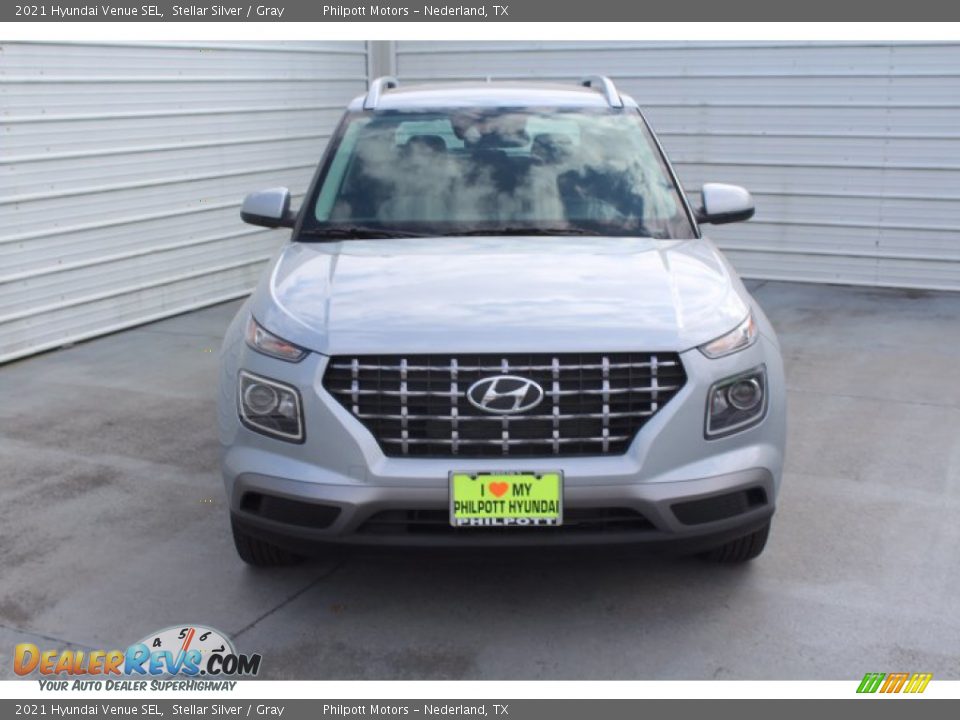 2021 Hyundai Venue SEL Stellar Silver / Gray Photo #3