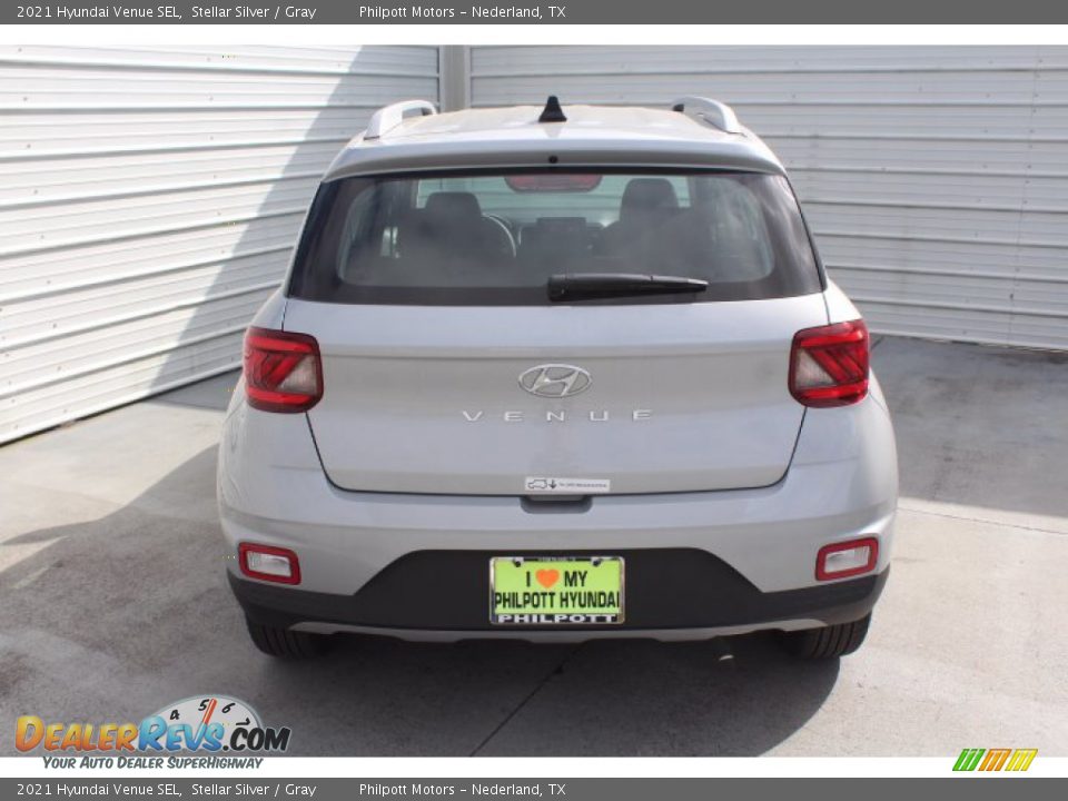 2021 Hyundai Venue SEL Stellar Silver / Gray Photo #7