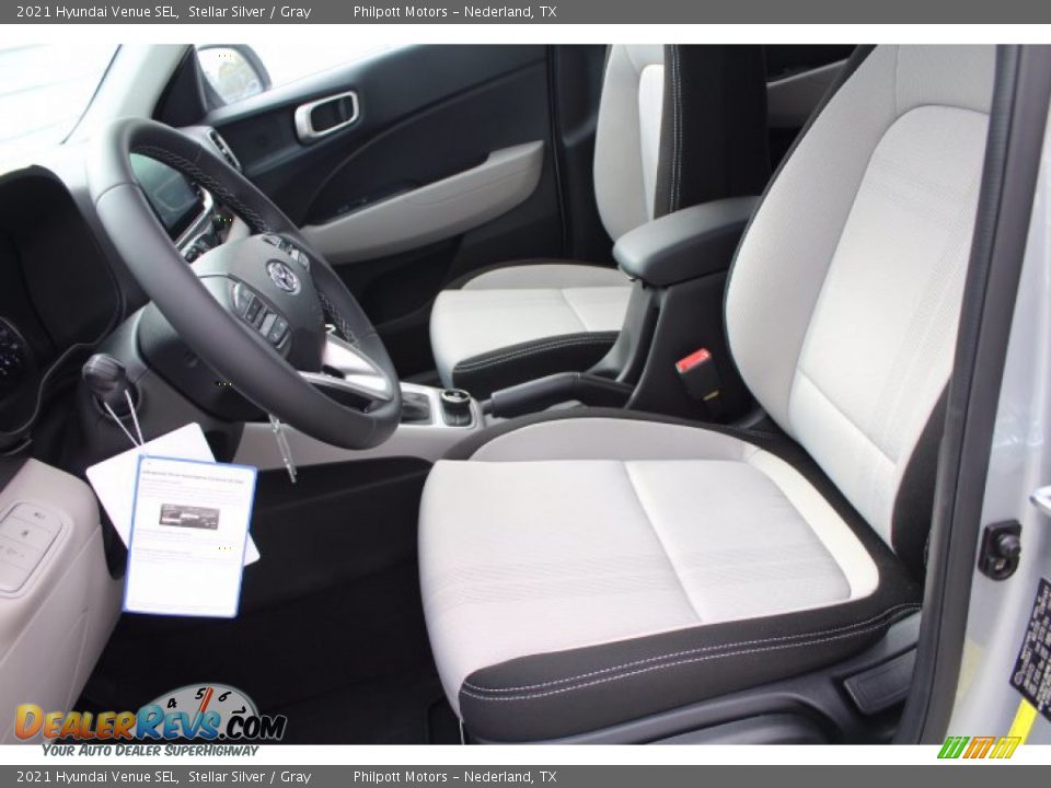 2021 Hyundai Venue SEL Stellar Silver / Gray Photo #10