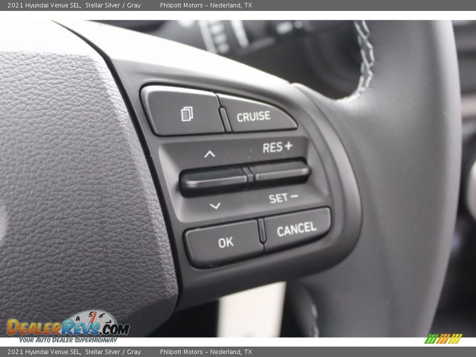 2021 Hyundai Venue SEL Stellar Silver / Gray Photo #12