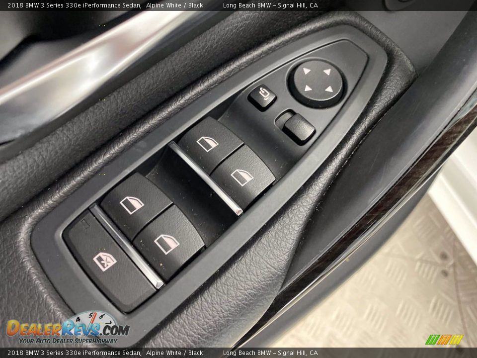 2018 BMW 3 Series 330e iPerformance Sedan Alpine White / Black Photo #14