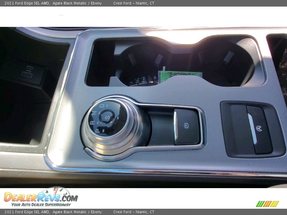 2021 Ford Edge SEL AWD Agate Black Metallic / Ebony Photo #17